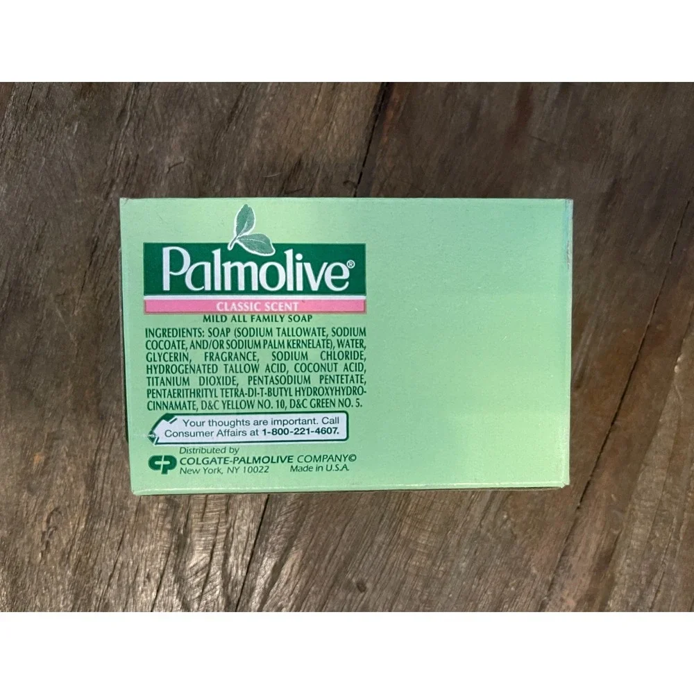 Palmolive Mild Soap Classic Scent - Six (6) 3.2 Oz Bars‎ - New & Sealed Boxes